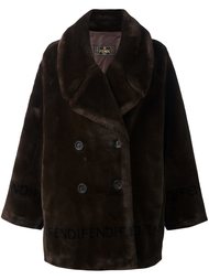 пальто из искусственного меха Fendi Vintage