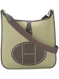 perforated logo patch shoulder bag Hermès Vintage