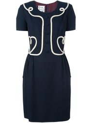 платье с контрастной окантовкой  Moschino Vintage