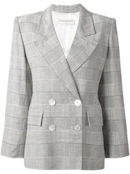 пиджак в клетку Yves Saint Laurent Vintage
