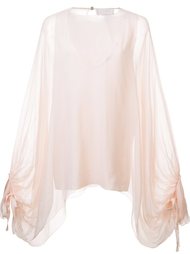 oversized sleeve sheer blouse Chloé