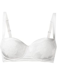 lace overlay balconette bra Dolce &amp; Gabbana Underwear