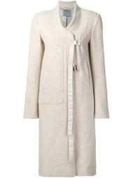 long buckle-strap coat  Maiyet