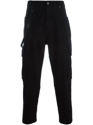 укороченные брюки карго Helmut Lang