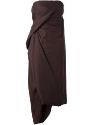 асимметричное платье  Rick Owens