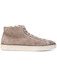 хайтопы на шнуровке Santoni