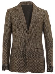 contrast pattern blazer Haider Ackermann