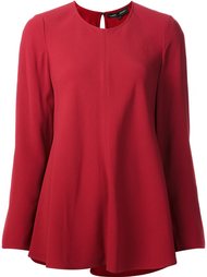 long sleeve satin top Proenza Schouler