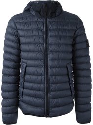 куртка-пуховик с капюшоном Stone Island