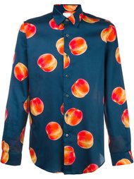 рубашка с принтом персиков Paul Smith