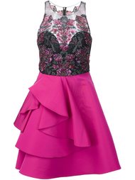 платье с оборкой Marchesa Notte