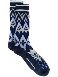 fair isle knit socks White Mountaineering