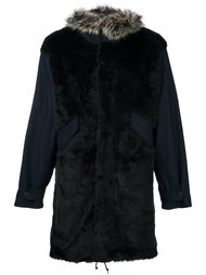 пальто с отделкой из искусственного меха Ps By Paul Smith