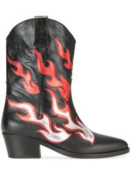 flame Western boots Chiara Ferragni