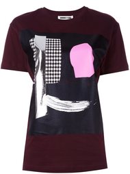 футболка с абстрактным принтом McQ Alexander McQueen