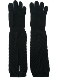 удлиненные перчатки  Moncler