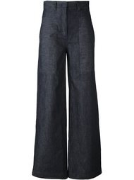 укороченные широкие брюки  DKNY