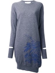 вязаное платье с вышивкой Stella McCartney
