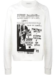 толстовка с принтом 'Rock Concert' Pierre Balmain