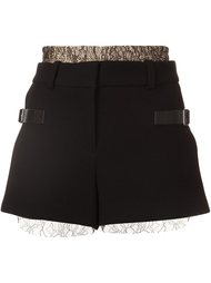 lace layer shorts Vera Wang