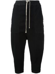 брюки с заниженной шаговой линией  Rick Owens DRKSHDW