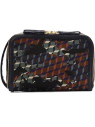 'Dop Kit' forest camocube print clutch Pierre Hardy