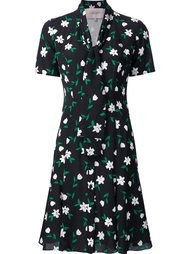 pussy bow floral dress Carolina Herrera