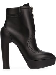 high-heel zip boots Vera Wang