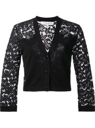 lace sleeve cardigan Carolina Herrera