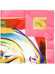'Smiles in Third Millenary' scarf Hermès Vintage