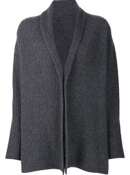 ribbed draped cardigan The Elder Statesman