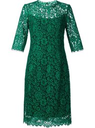 floral lace dress Carolina Herrera