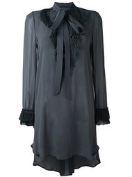 платье-шифт с завязками на бант Ermanno Scervino