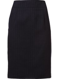 pinstripe pencil skirt Carolina Herrera