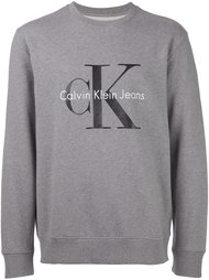 logo print crew neck sweatshirt Calvin Klein Jeans