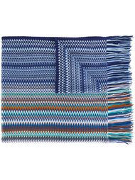 вязаный шарф с зигзагообразным узором Missoni