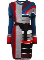colour block knitted dress Kenzo