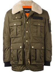 пуховик с накладными карманами Dsquared2