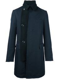 пальто с необработанными краями Sacai