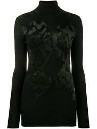 ribbed jacquard jumper Ann Demeulemeester