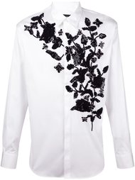 рубашка с цветочной вышивкой Dsquared2