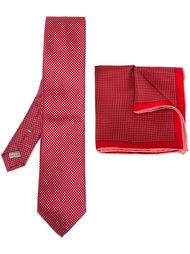 tie and pocket square set  Canali
