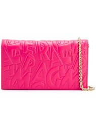 клатч с тиснением логотипа Salvatore Ferragamo
