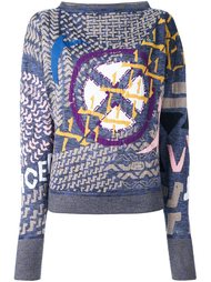 пуловер с комбинированным принтом Vivienne Westwood Red Label