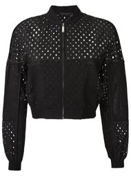 perforated jacket Giuliana Romanno