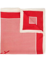 striped monogram scarf Saint Laurent