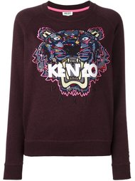 толстовка с вышивкой тигра Kenzo