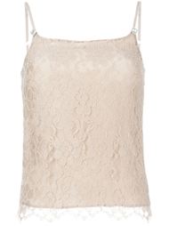 топ с кружевными деталями  Christopher Kane