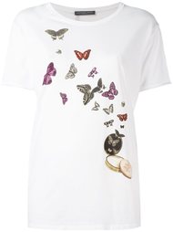 футболка с бабочками Alexander McQueen