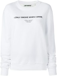 толстовка с надписью Off-White